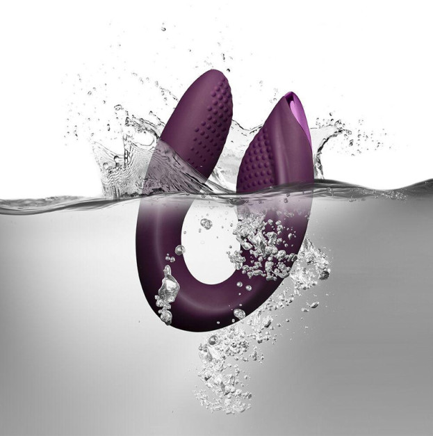 Жіночий вібратор для оргазму без рук Rocks Off Rock Chick Diva Purple