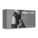 Мереживні труси для страпону з підв'язками для панчох Strap-On-Me Diva Harness S