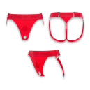 Трусики для страпону Strap-On-Me Harness Lingerie Unique Red One Size