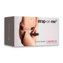 Трусики для страпону Strap-On-Me Leatherette Harness Curious Holographic Rose Gold