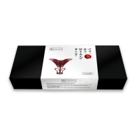 Шкіряні трусики для вібратора Liebe Seele Wine Red Forced Orgasm Strop