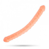 Double-sided dildo "Double Dong" 31.5x3.5 beige