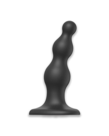 Насадка для страпону Strap-On-Me Dildo Plug Beads Black S