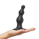 Насадка для страпону Strap-On-Me Dildo Plug Beads Black S