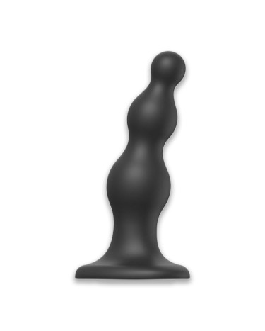 Насадка для страпону Strap-On-Me Dildo Plug Beads Black M