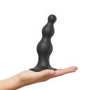 Насадка для страпону Strap-On-Me Dildo Plug Beads Black M
