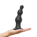 Насадка для страпону Strap-On-Me Dildo Plug Beads Black XL