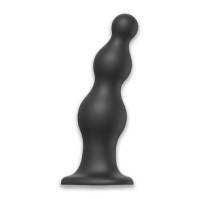 Насадка для страпону Strap-On-Me Dildo Plug Beads Black XXL