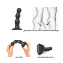 Насадка для страпону Strap-On-Me Dildo Plug Balls Black S