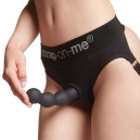 Насадка для страпону Strap-On-Me Dildo Plug Balls Black S