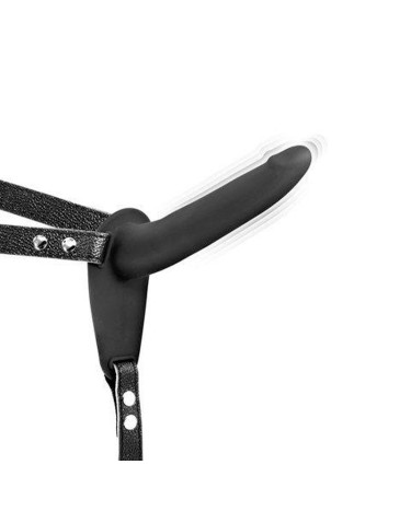 Fetish Tentation Vibrating Strap-On with Dildo Black