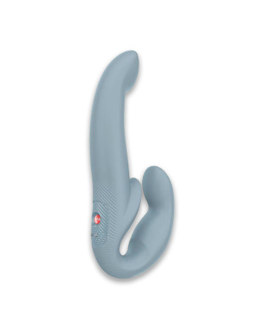 Безремневий страпон з вібрацією Fun Factory Share Vibe Pro Grey