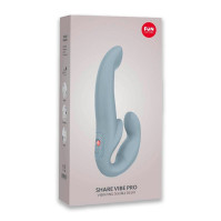 Безремневий страпон з вібрацією Fun Factory Share Vibe Pro Grey
