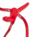Подвійний страпон Fetish Tentation Strap-On with Double Dildo Red