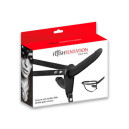 Подвійний страпон Fetish Tentation Strap-On with Double Dildo Black