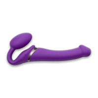 Безремінний страпон з вібрацією Strap-On-Me Vibrating Violet M