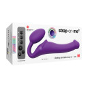Безремінний страпон з вібрацією Strap-On-Me Vibrating Violet M