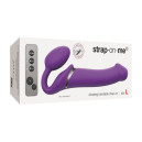 Безремінний страпон з вібрацією Strap-On-Me Vibrating Violet L