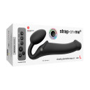 Безремінний страпон з вібрацією Strap-On-Me Vibrating Black L