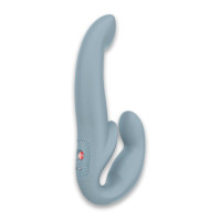 Безремінний страпон з вібрацією Fun Factory Share Vibe PRO Cool Grey