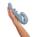 Безремінний страпон з вібрацією Fun Factory Share Vibe PRO Cool Grey