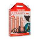 Набір для страпона Doc Johnson Vac-U-Lock Dual Density UltraSKYN Set