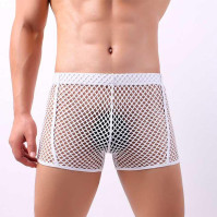 Men mesh boxer briefs Clever-Menmode white