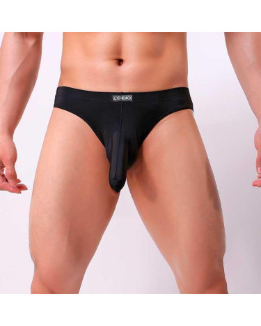 Clever-Menmode Men Briefs with Penis Pocket Black