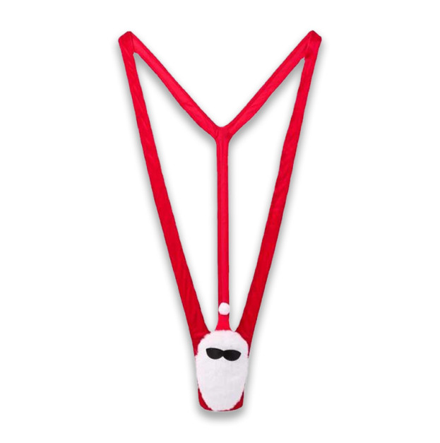 Men New Years Santa bodysuit