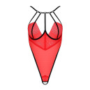 Боді із високим вирізом стегна AKITA BODY L/XL Red