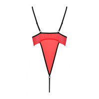 Боди с высоким вырезом бедра AKITA BODY red XXL/XXXL