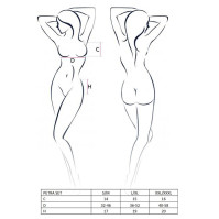 Комплект белья Passion PETRA SET XXL/XXXL Черный