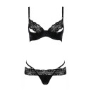 Комплект білизни Passion NORTH SET S/M Чорний