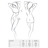 Комплект белья Passion OFELIA SET WITH OPEN BRA L/X Белый