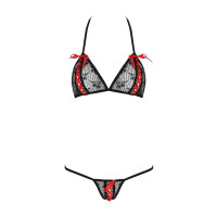 Комплект белья Passion MELISSA BIKINI L/XL Черный