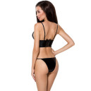 Комплект білизни Passion ASUNA SET S/M Чорний