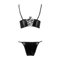 Комплект білизни Passion ASUNA SET XXL/XXXL Чорний