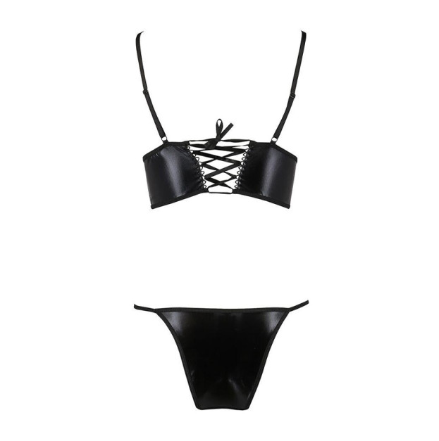 Комплект білизни Passion ASUNA SET XXL/XXXL Чорний
