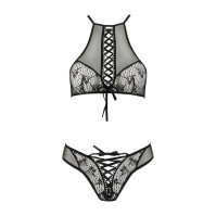 Комплект білизни Passion AZALIA SET L/XL Чорний