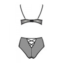 Еротичний комплект Passion Lovelia Bikini L/XL Чорний