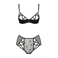 Еротичний комплект Passion LOVELIA BIKINI XXL/XXXL Чорний