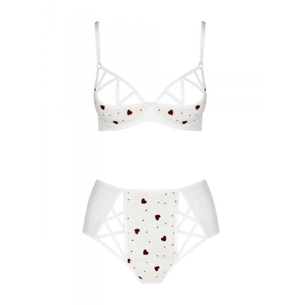 Еротичний комплект Passion LOVELIA BIKINI L/XL Білий