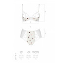 Еротичний комплект Passion Lovelia Bikini S/M Білий