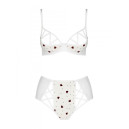 Еротичний комплект Passion Lovelia Bikini XXL/XXXL Білий