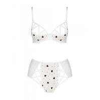 Еротичний комплект Passion LOVELIA BIKINI XXL/XXXL Білий