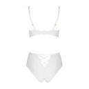 Еротичний комплект Passion Lovelia Bikini XXL/XXXL Білий