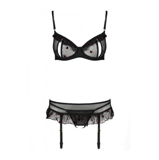 Сексуальний комплект Passion LOVELIA SET XXL/XXXL Чорний
