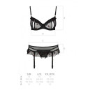 Сексуальний комплект Passion Lovelia Set Black XXL/XXXL