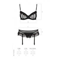 Сексуальний комплект Passion LOVELIA SET XXL/XXXL Чорний