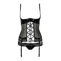 Open Bust Corset NORTH CORSET Black